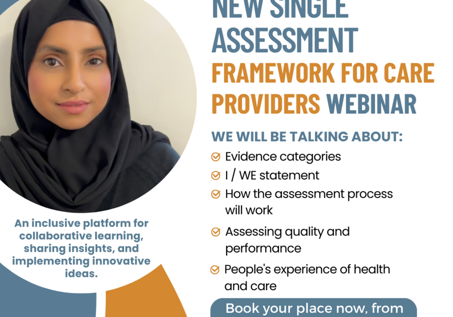 New Single Assessment Framework for Care Providers Webinar